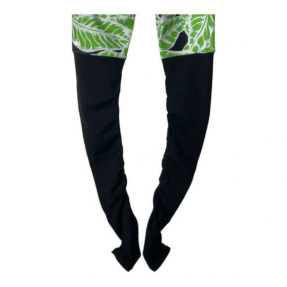 2030. ALO YOGA GODDESS LEGGINGS PRINT PALM SPRING GLOWSTICK BLACK SIZE SMALL NWT - Picture 9 of 9
